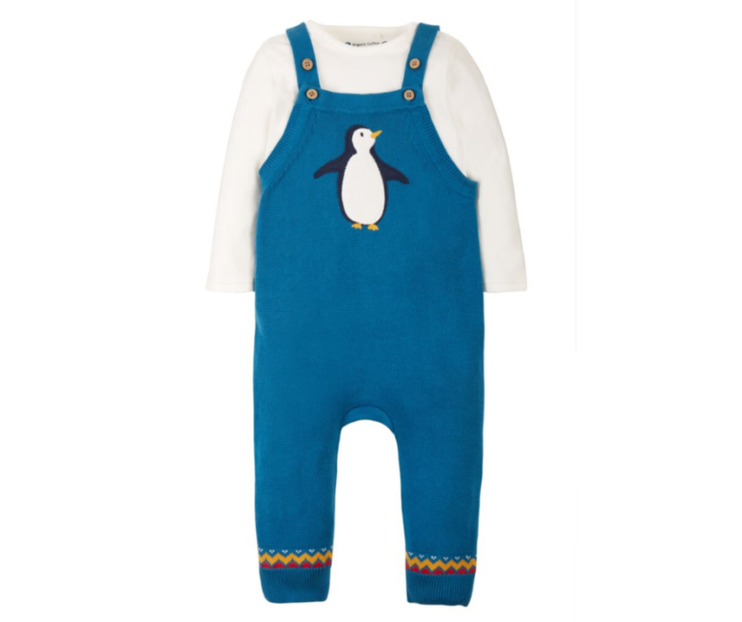 FRUGI Dvoudílná pletená souprava Penguin