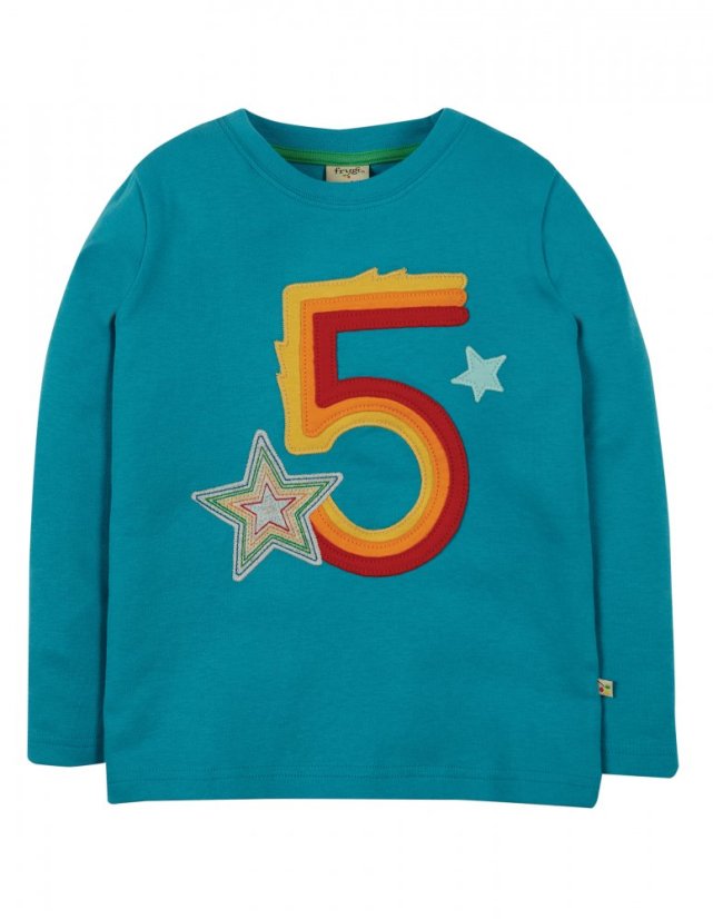 FRUGI Tričko z BIO bavlny s dlhým rukávom Magic No.5