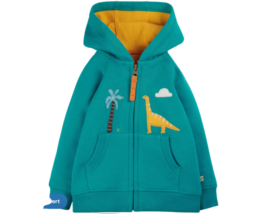 FRUGI Mikina z organické bavlny DINO