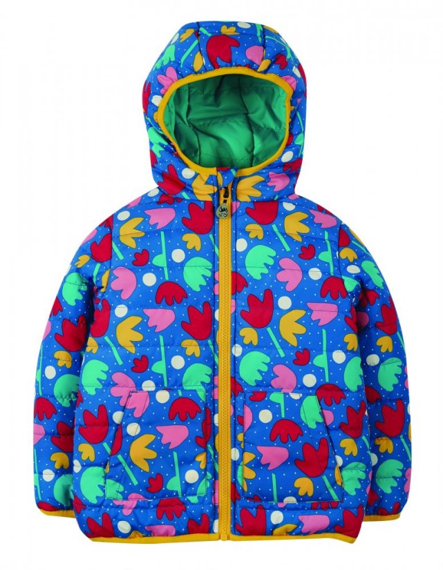 FRUGI Oboustranná voděodolná bunda Lotus Bloom