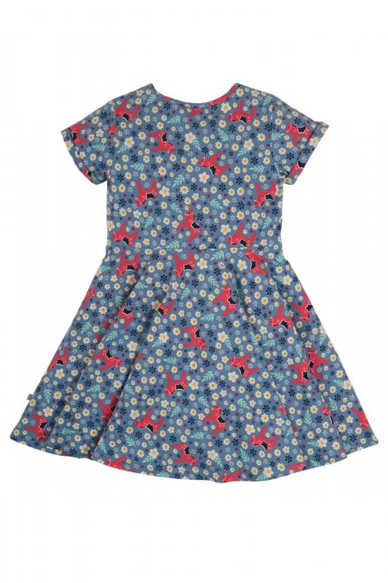 FRUGI šaty z BIO bavlny Skater DITSY