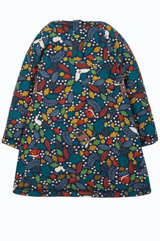 FRUGI oboustranné šaty z BIO bavlny Sova