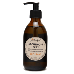 Dr. Feelgood Nechtíkový olej BIO RAW 250ml sklo s pumpičkou macerát