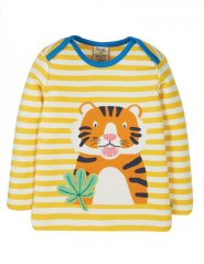 FRUGI Tričko z BIO bavlny s dlhým rukávom Bobby TIGER