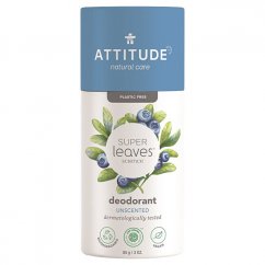 Attitude Přírodní tuhý deodorant Super leaves Bez vůně 85g