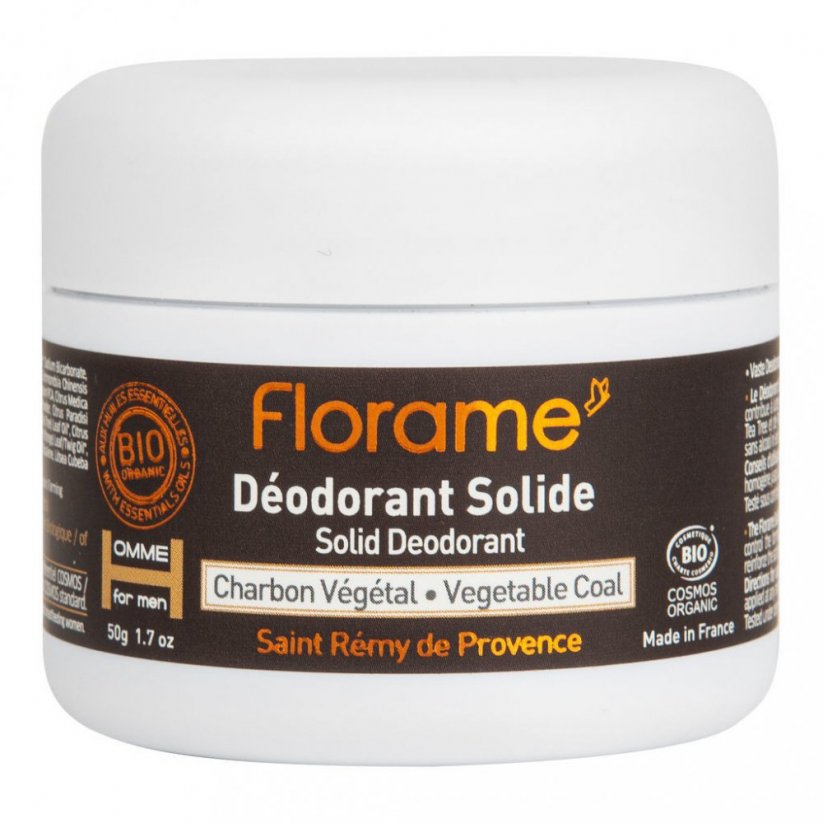 Florame Krémový deodorant pre mužov 24h HOMME BIO 50g