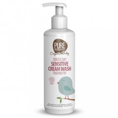 Pure Beginnings PROBIOTICKÉ krémové telové mydlo pre citlivú detskú pokožku bez vône BIO 250ml