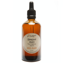 Šípkový olej BIO RAW 100 ml pipeta – jizvy, zralá pleť a péče o pokožku | Dr. Feelgood