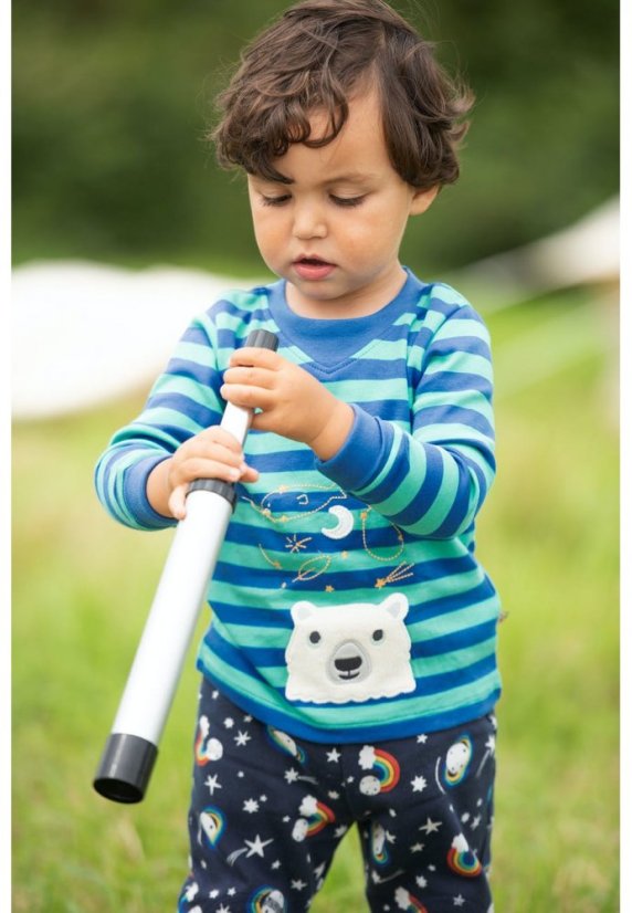 FRUGI Tričko z BIO bavlny s dlhým rukávom MACÍK