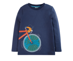 FRUGI Tričko z BIO bavlny s dlouhým rukávem QUEST