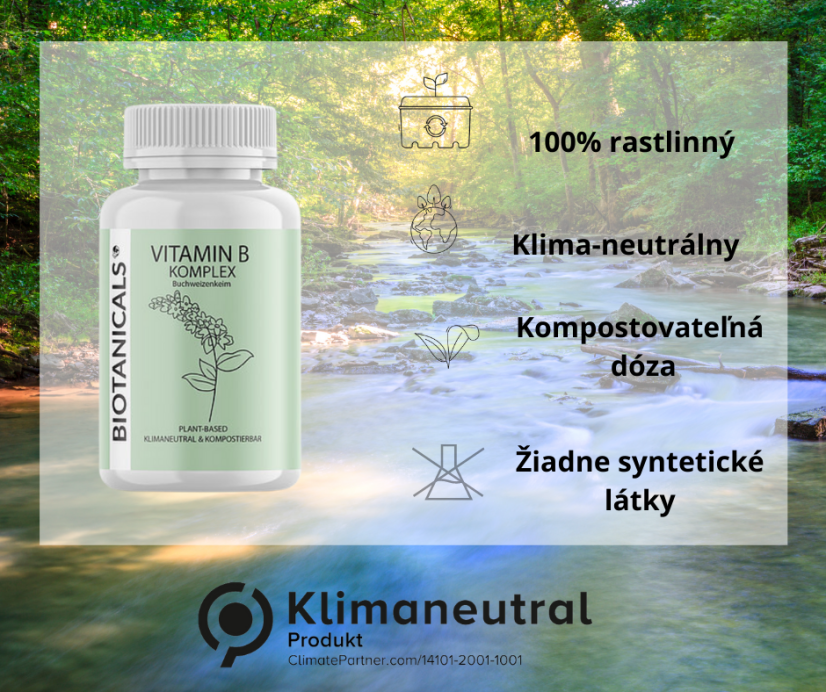 Vitamín B komplex z naklíčené pohanky 90 kapslí | Biotanicals