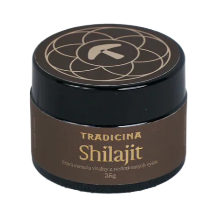 Shilajit RAW z Himalájí 25g – prírodný adaptogén pre telo a myseľ | Tradicina