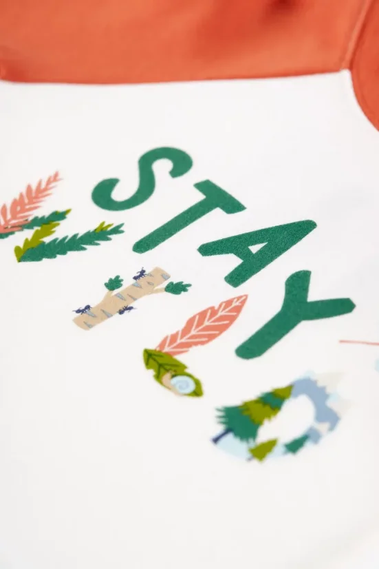 FRUGI Tričko z BIO bavlny s dlhým rukávom STAY WILD