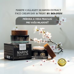 Pleťový krém Den a Noc – mořský kolagen a červené řasy pro omlazení a regeneraci 50ml | Bolotov