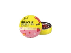 Dr. Bach RESCUE pastilky pre deti – jahoda (bez cukru) – jemná podpora pokoja, rovnováhy a emočnej pohody
