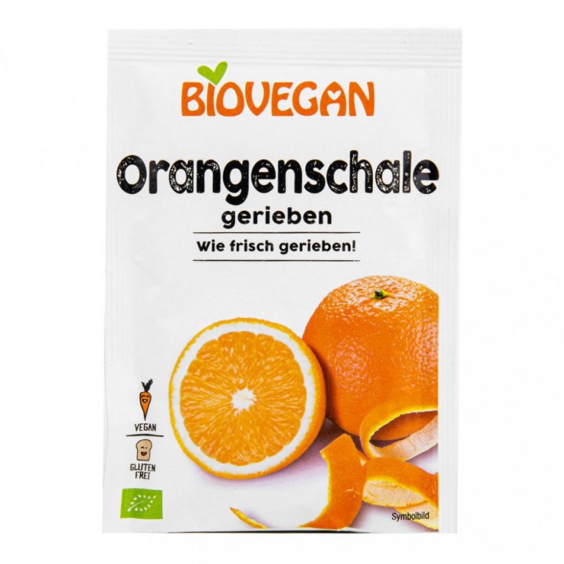 Biovegan Pomerančová kůra strouhaná BIO 9g