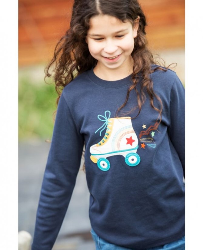 FRUGI Tričko z BIO bavlny s dlouhým rukávem ROLLER