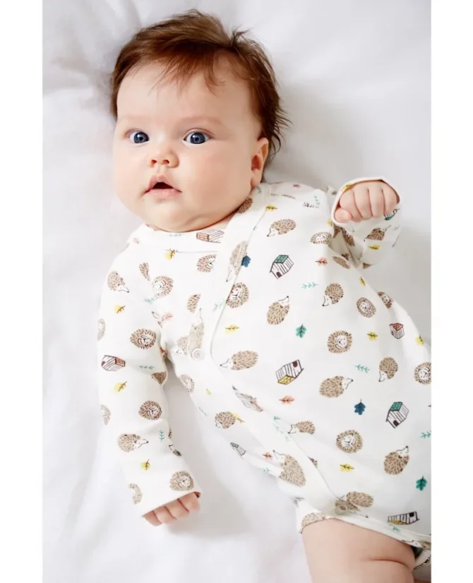 FRUGI Body z BIO bavlny JEŽEK 2-balení