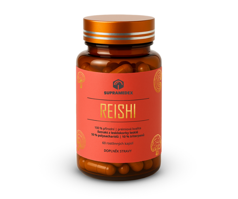 SupraMedex REISHI v rastlinných kapsuliach 60 kapsúl