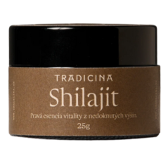 Shilajit RAW 25 g – himálajská pryskyřice pro energii, vitalitu a rovnováhu | Tradicina