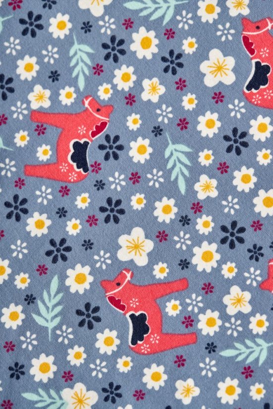 FRUGI šaty z BIO bavlny Skater DITSY