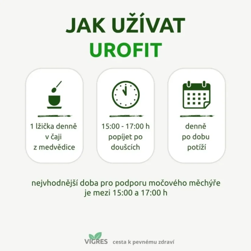 Vigres UROFIT - med na podporu močového měchýře 900g