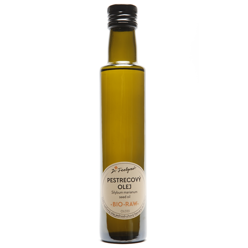 Ostropestřecový olej BIO RAW 250ml sklo – vědomá péče o játra a trávení | Dr. Feelgood Ostropestřecový olej BIO RAW 250ml sklo – vědomá péče o játra a trávení | Dr. Feelgood