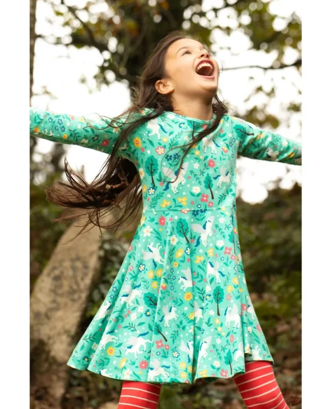 FRUGI šaty z BIO bavlny Skater PEGASUS