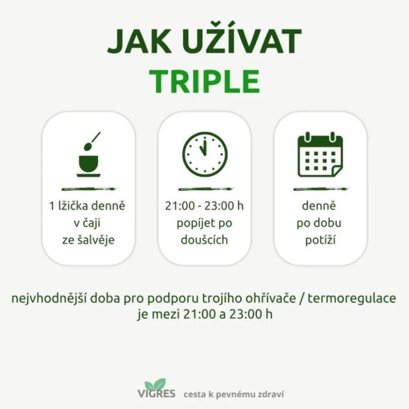 Vigres TRIPLE - med na podporu telesné rovnováhy 900g