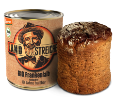 Korenistý Franský chlieb BIO Demeter trvanlivý až 10 rokov 400g | Landstreicher