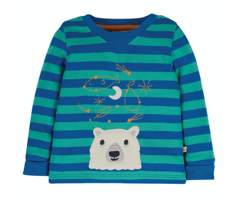 FRUGI Tričko z BIO bavlny s dlhým rukávom MACÍK