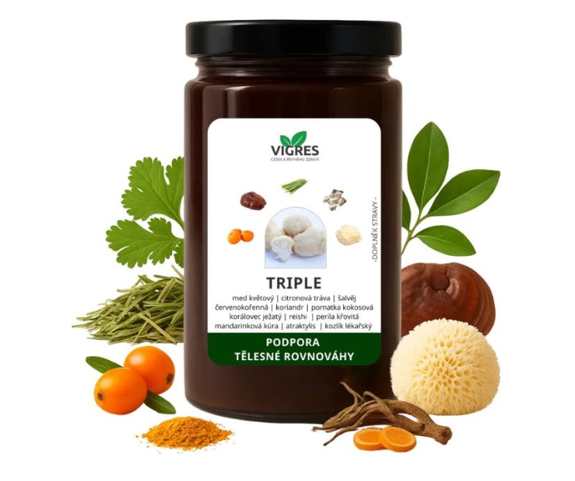 Vigres TRIPLE - med na podporu telesné rovnováhy 900g