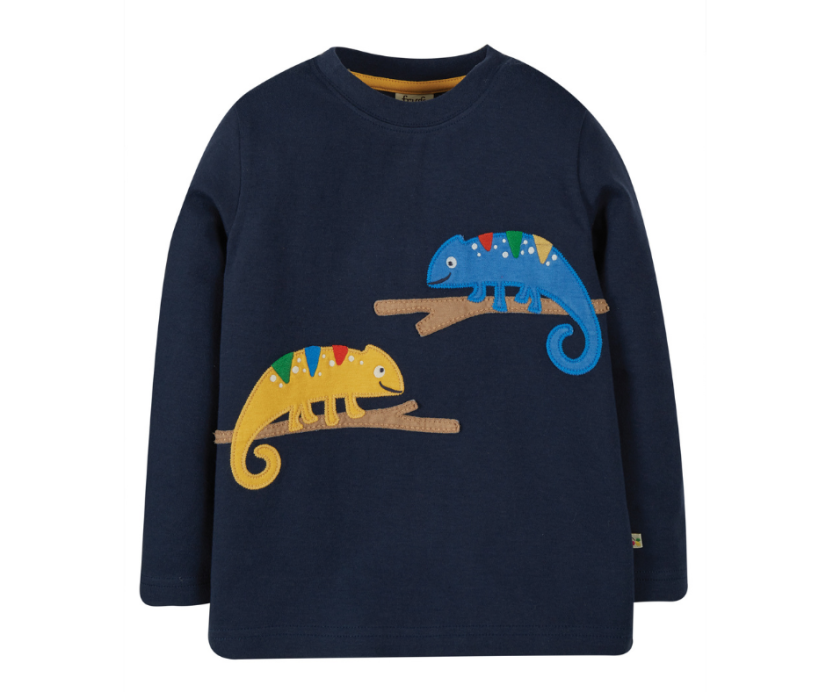 FRUGI Tričko z BIO bavlny s dlouhým rukávem CHAMELEON