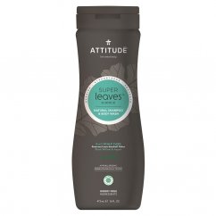 Attitude Pánsky šampón a telové mydlo (2v1) Super Leaves s detoxikačným účinkom, proti lupinám 473ml