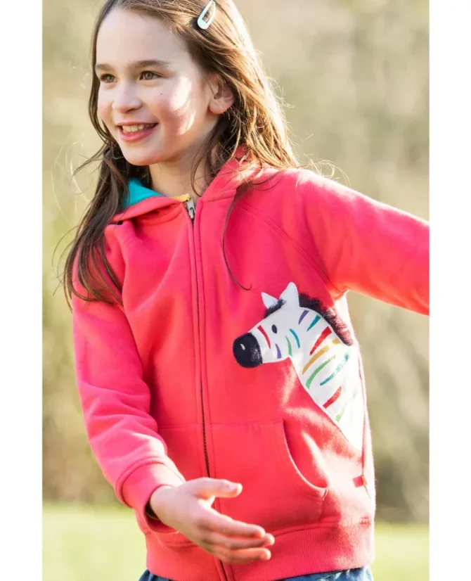 FRUGI Mikina z organické bavlny ZEBRA