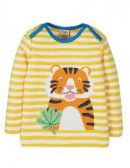 FRUGI Tričko z BIO bavlny s dlhým rukávom Bobby TIGER