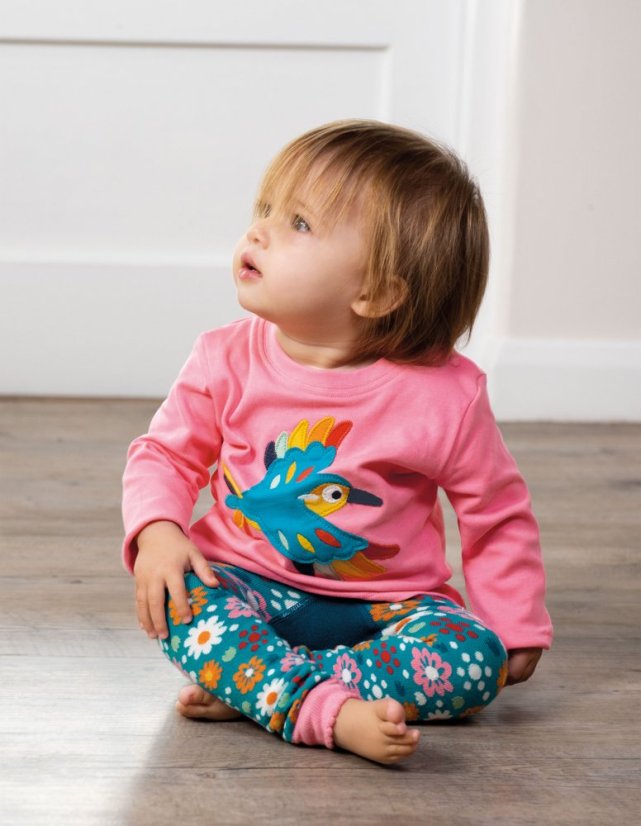 FRUGI Pletené teplé legínky z BIO bavlny