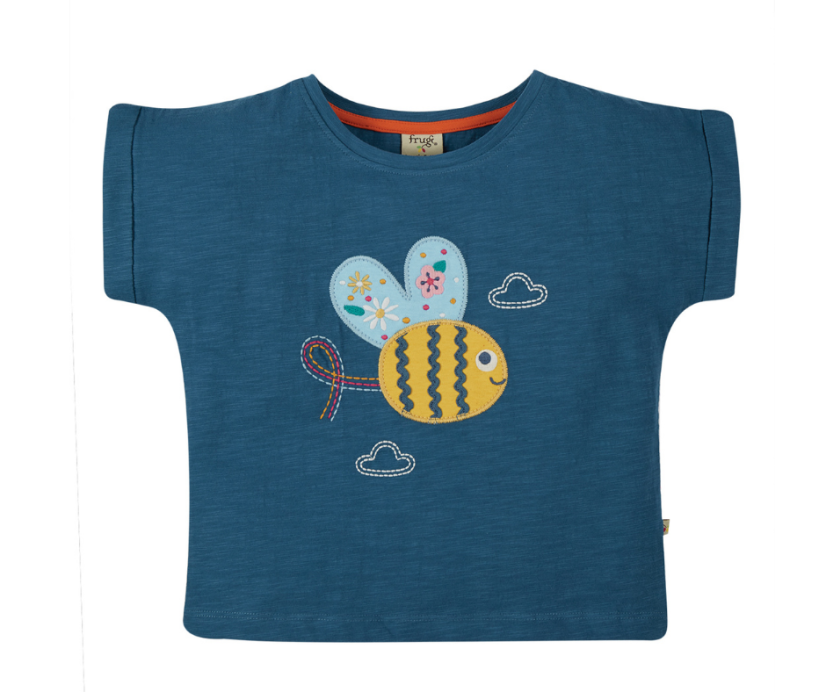 FRUGI Tričko z BIO bavlny s krátkým rukávem HAPPY BEE
