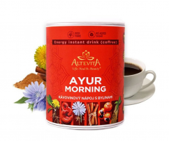 Altevita Ayur Morning Kávovinový nápoj s bylinami 120g / 20 porcií