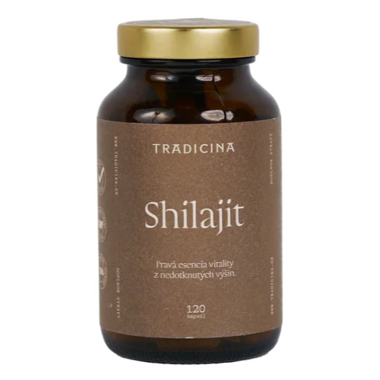 Shilajit v kapslích – himálajský extrakt pro energii a vitalitu (120 kapslí) | Tradicina