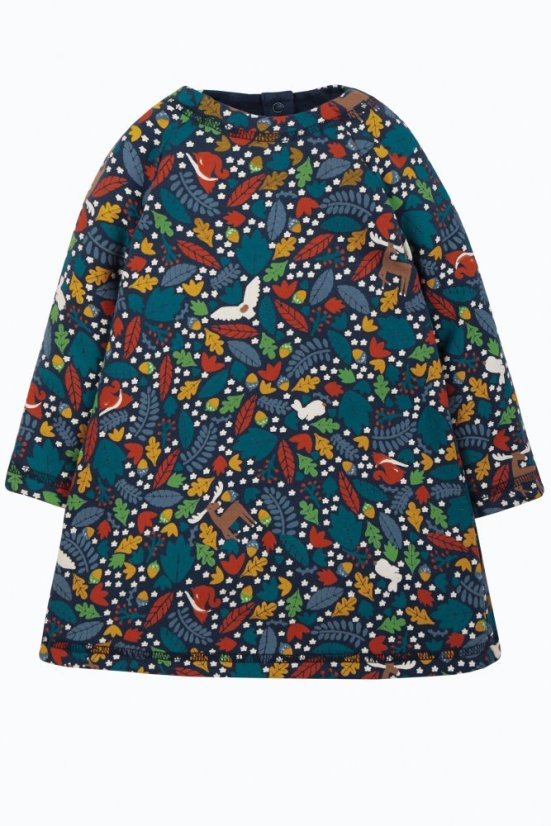 FRUGI oboustranné šaty z BIO bavlny Sova