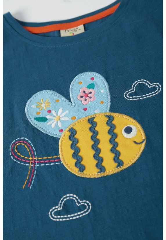 FRUGI Tričko z BIO bavlny s krátkým rukávem HAPPY BEE