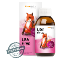 MycoBaby Líšči sirup z vitálnych húb a byliniek 200ml (Pokožka)