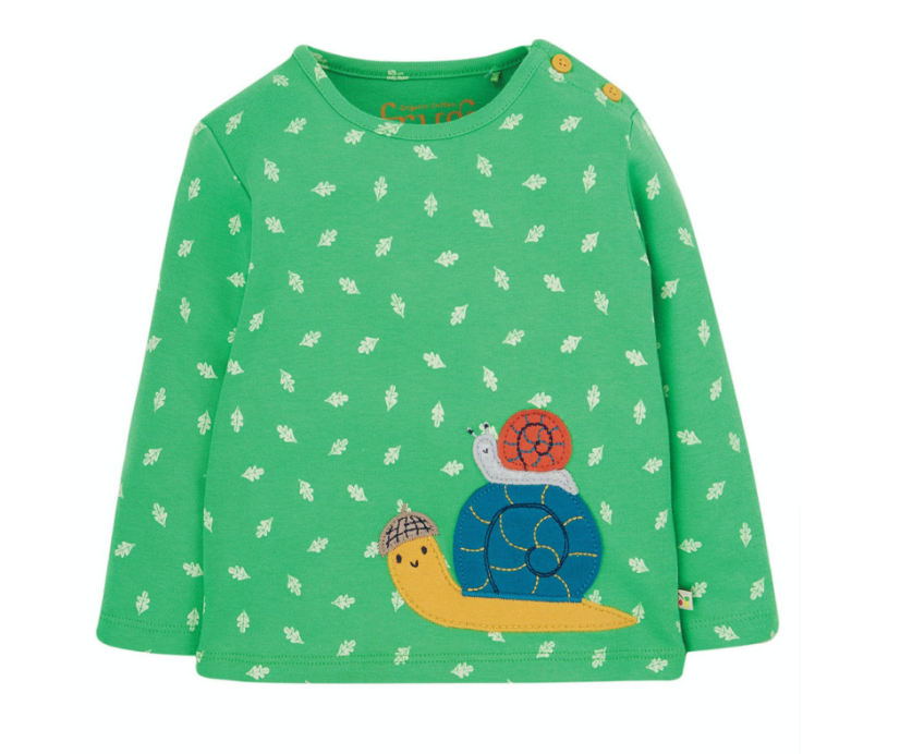 FRUGI Tričko z BIO bavlny s dlouhým rukávem JEŽEK 1