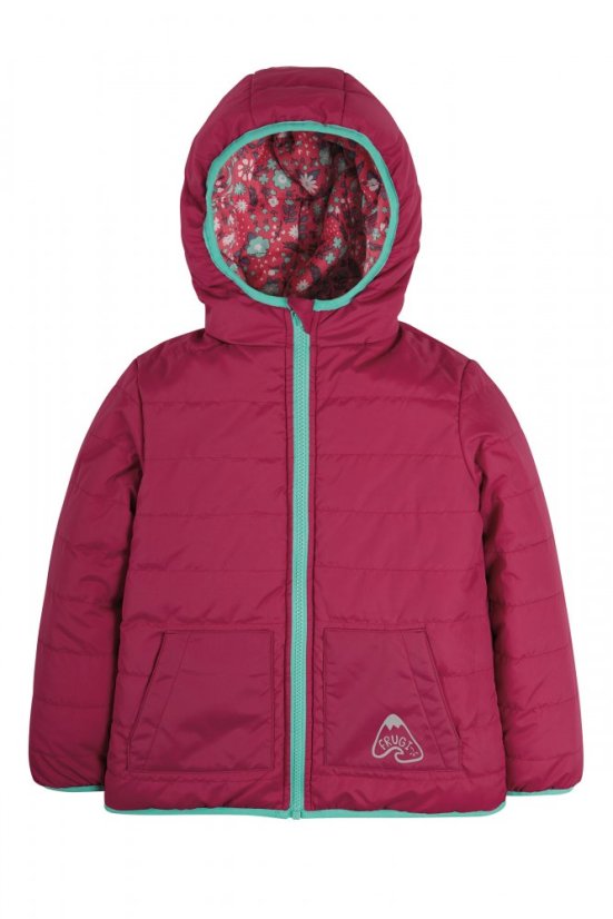 FRUGI Oboustranná voděodolná bunda Pink Mountain
