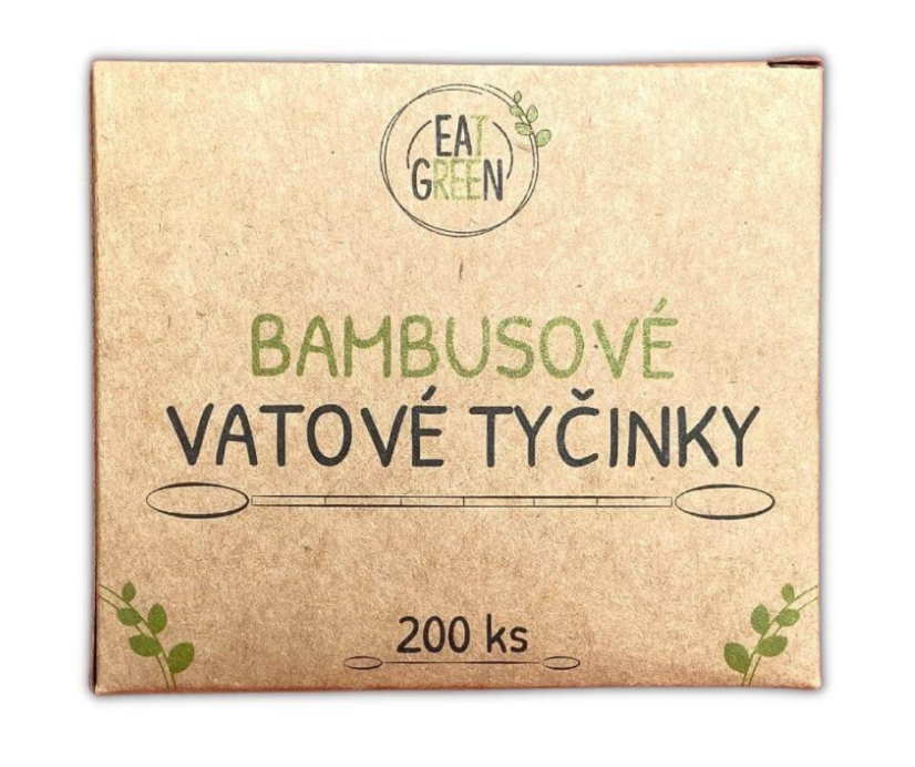 Eat Green Bambusové tyčinky do uší  200ks