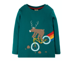 FRUGI Tričko z BIO bavlny s dlouhým rukávem Sob