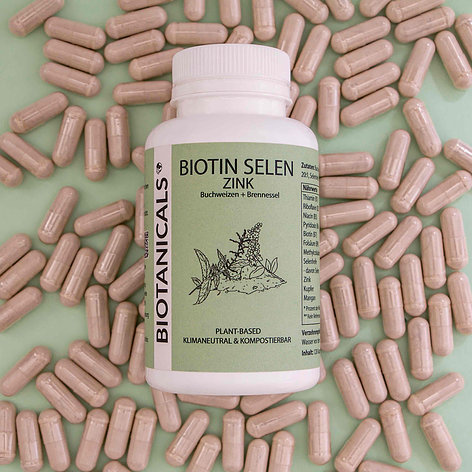Biotanicals BIOTIN, SELÉN A ZINOK 120 kapsúl bioregal
