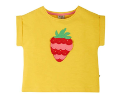 FRUGI Tričko z BIO bavlny s krátkým rukávem JAHODA