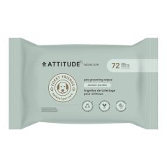 Attitude Čistící vlhčené ubrousky pro domácí mazlíčky 100% rozložitelné 72ks